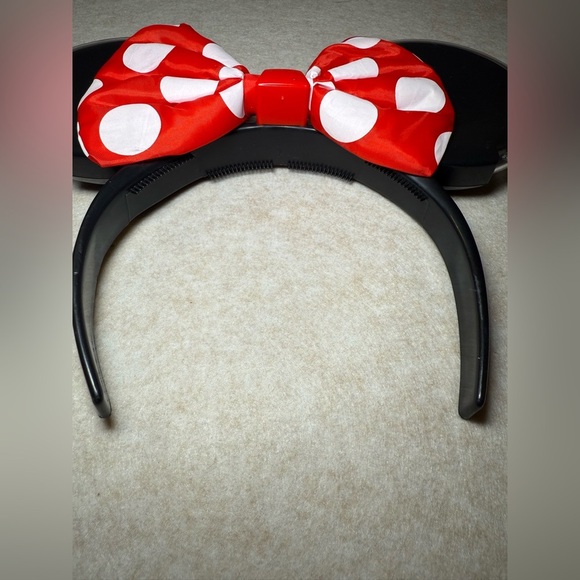 Disney on ICE Vintage 1998 Minnie Mouse Red Polka Dot Light Up Ears Headband - Picture 3 of 8